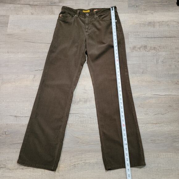AG Adriano Goldschmied Mens Protege Corduroy Pants Size 31x31 Olive Green Jeans - Picture 6 of 9